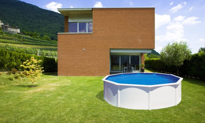 Nadzemní kruhový bazén