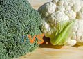 Brokolice vs. květák