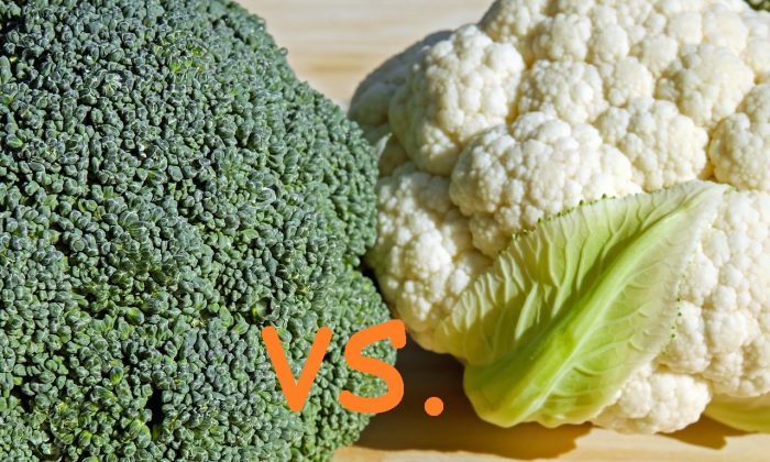 Brokolice vs. květák