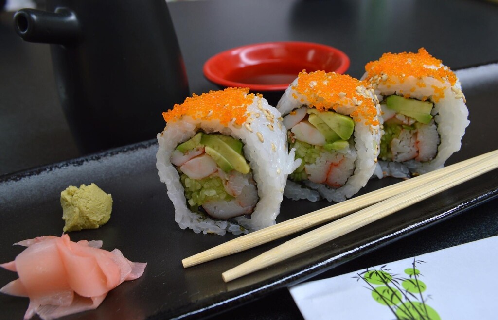 Sushi s wasabi