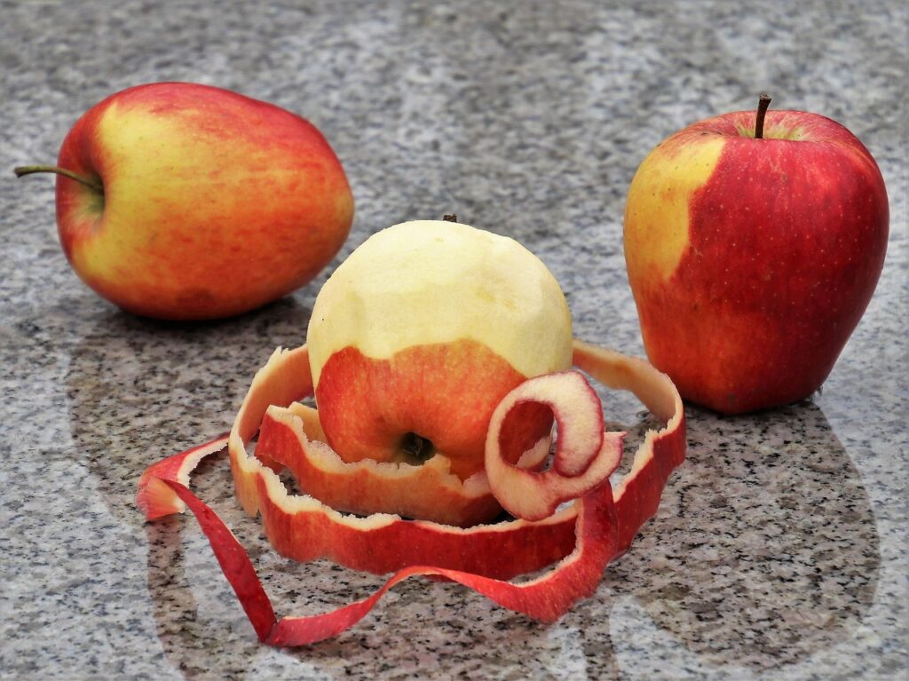 Oloupaná jablka