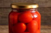 nakládaná pikantní rajčata, pikantní rajčata, nakládaná rajčata, recept, rajčataSterilovaná rajčata, Sterilování rajčata, Sterilování, rajčata, zavařování