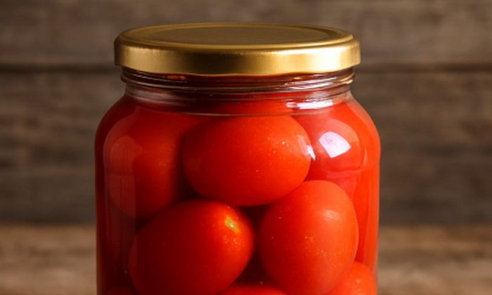 nakládaná pikantní rajčata, pikantní rajčata, nakládaná rajčata, recept, rajčataSterilovaná rajčata, Sterilování rajčata, Sterilování, rajčata, zavařování