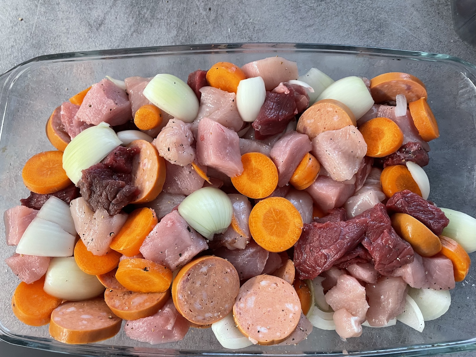 Maso připravené k pečení