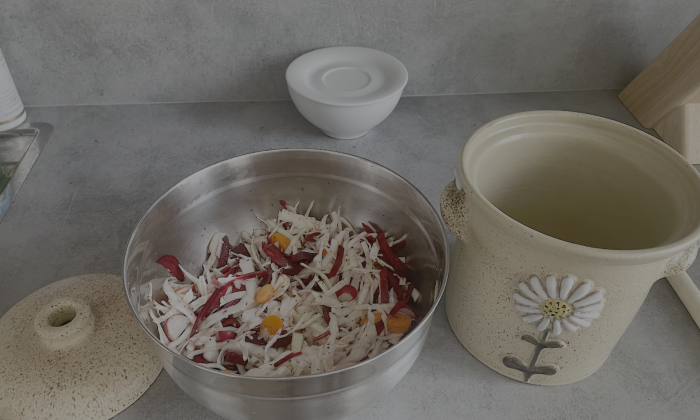 Příprava fermentované zeleniny