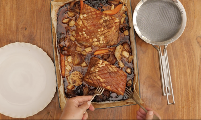 Pomalu pečený bůček