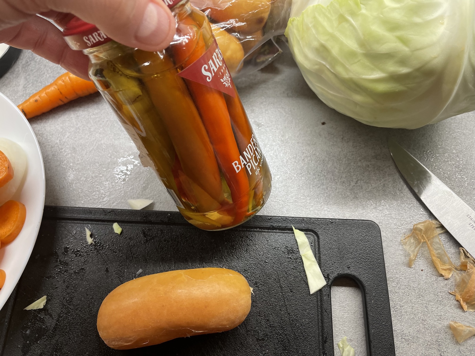 Špekáček a pálivé papriky