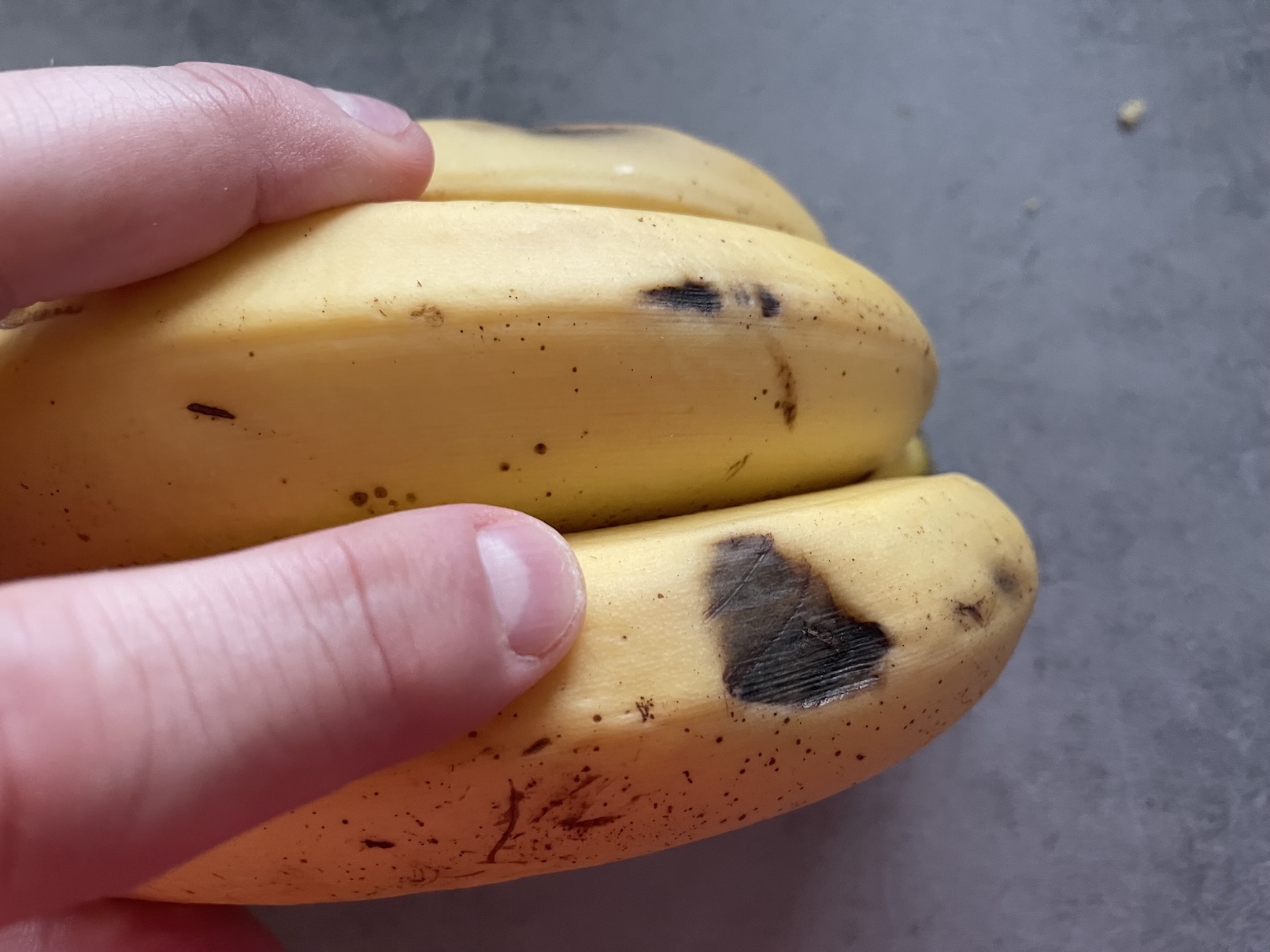 Otlačeniny na banánu