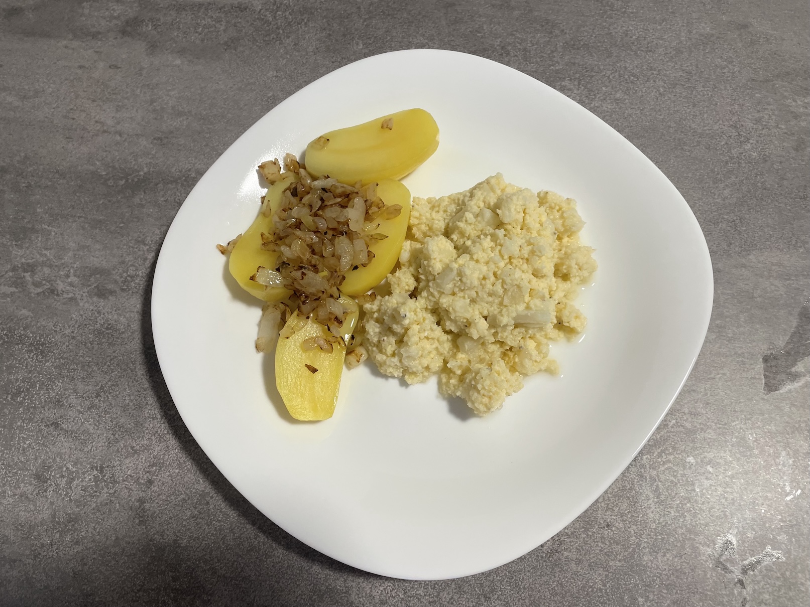 Květák na mozeček s bramborem