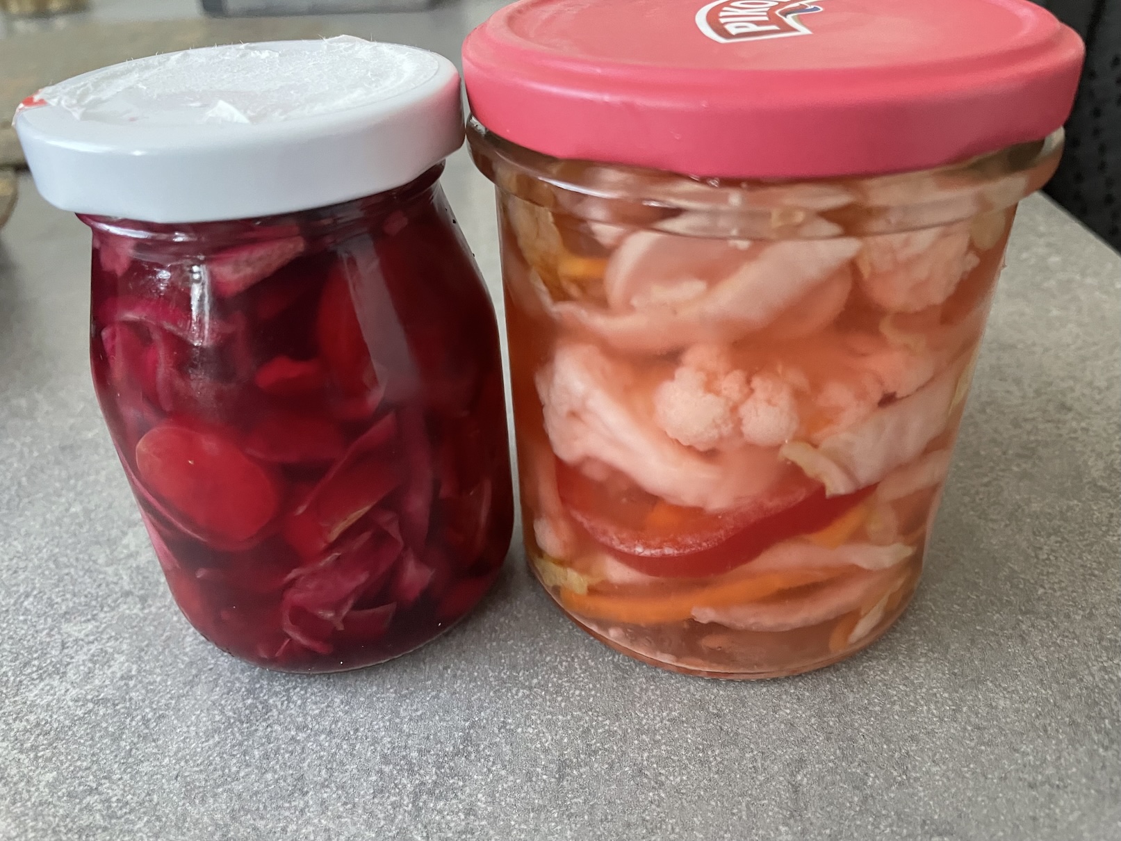 Domácí fermentovaná zelenina ve dvou variacích