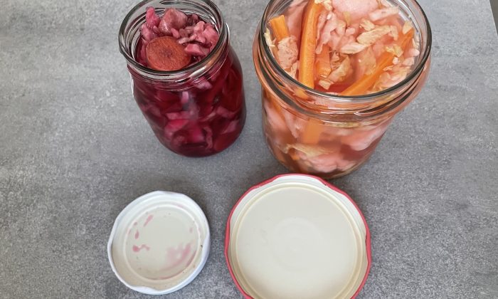 Domácí fermentovaná zelenina ve dvou variacích
