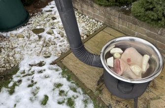 Příprava vývaru z kolen