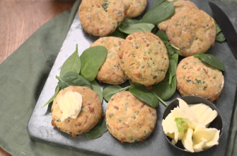 Bochánky s medvědím česnekem