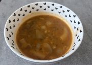 Domácí dršťková polévka z hlívy ústřičné