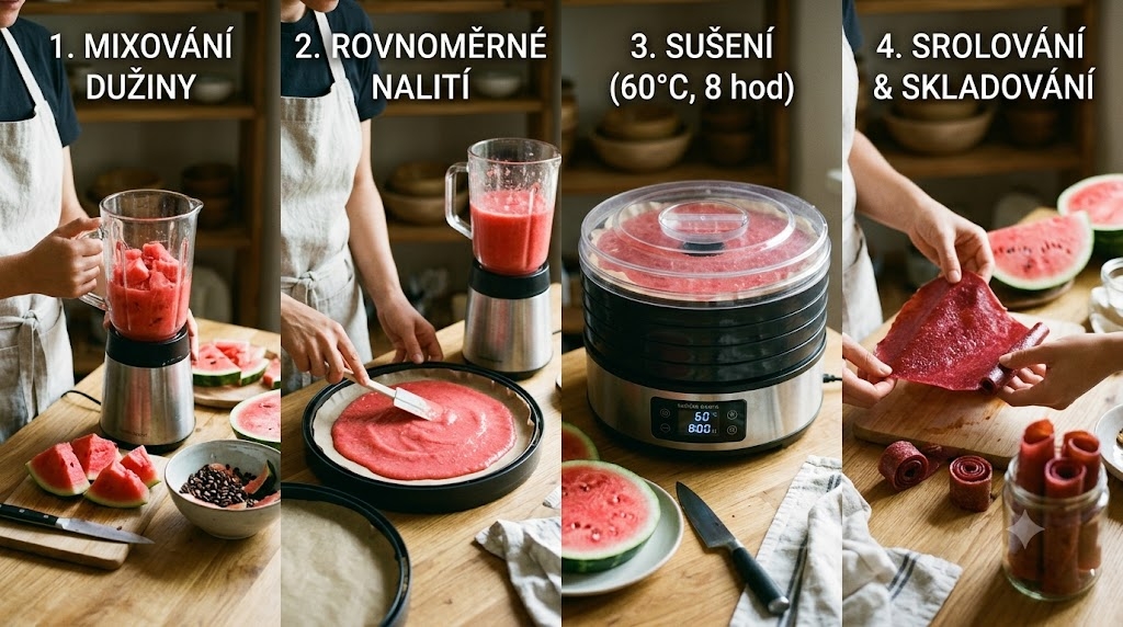 Melounový roll-up