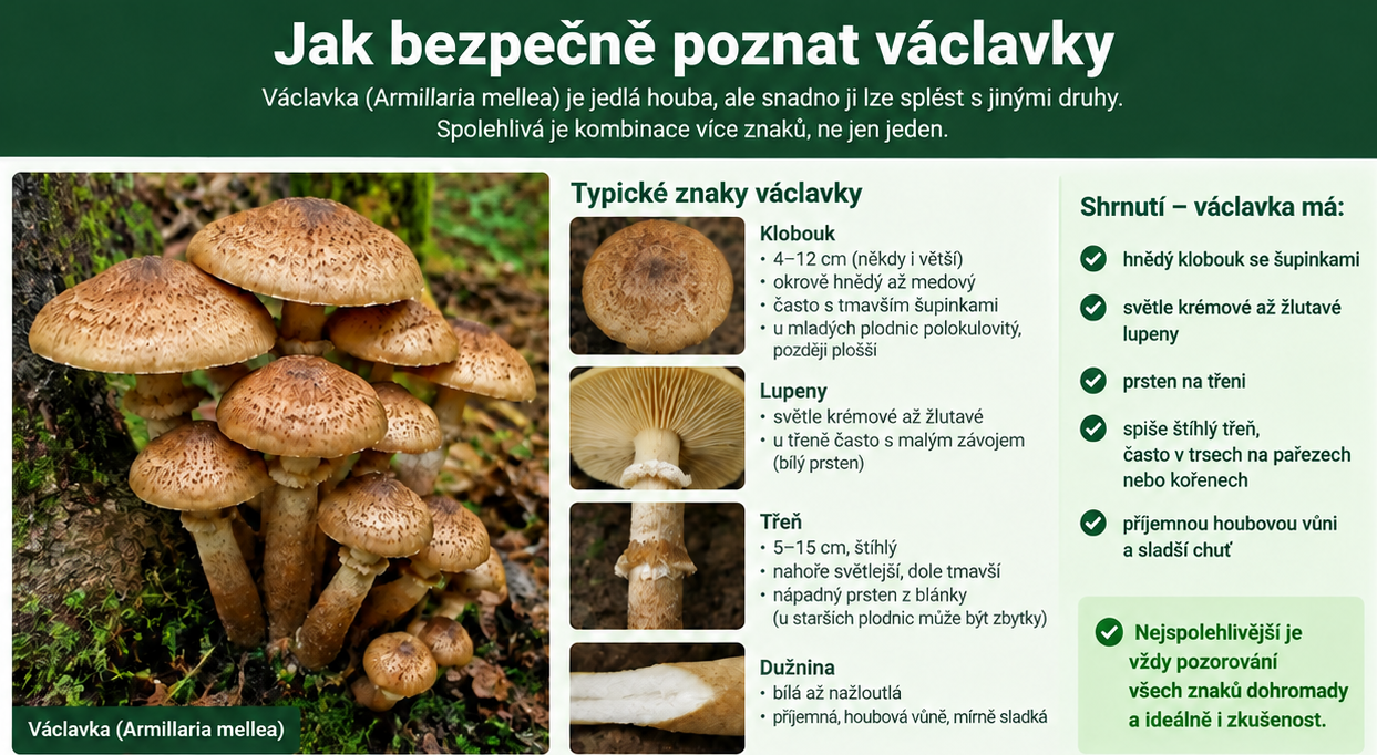 Jak bezpečně poznat václavky